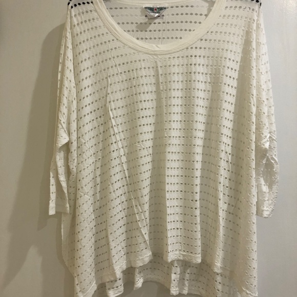 Hard Tail Sportswear Top | White Cotton | Womens Small - Picture 7 of 9